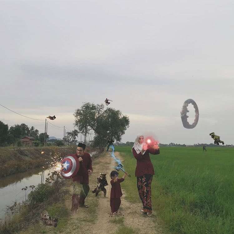 Foto Lebaran Unik