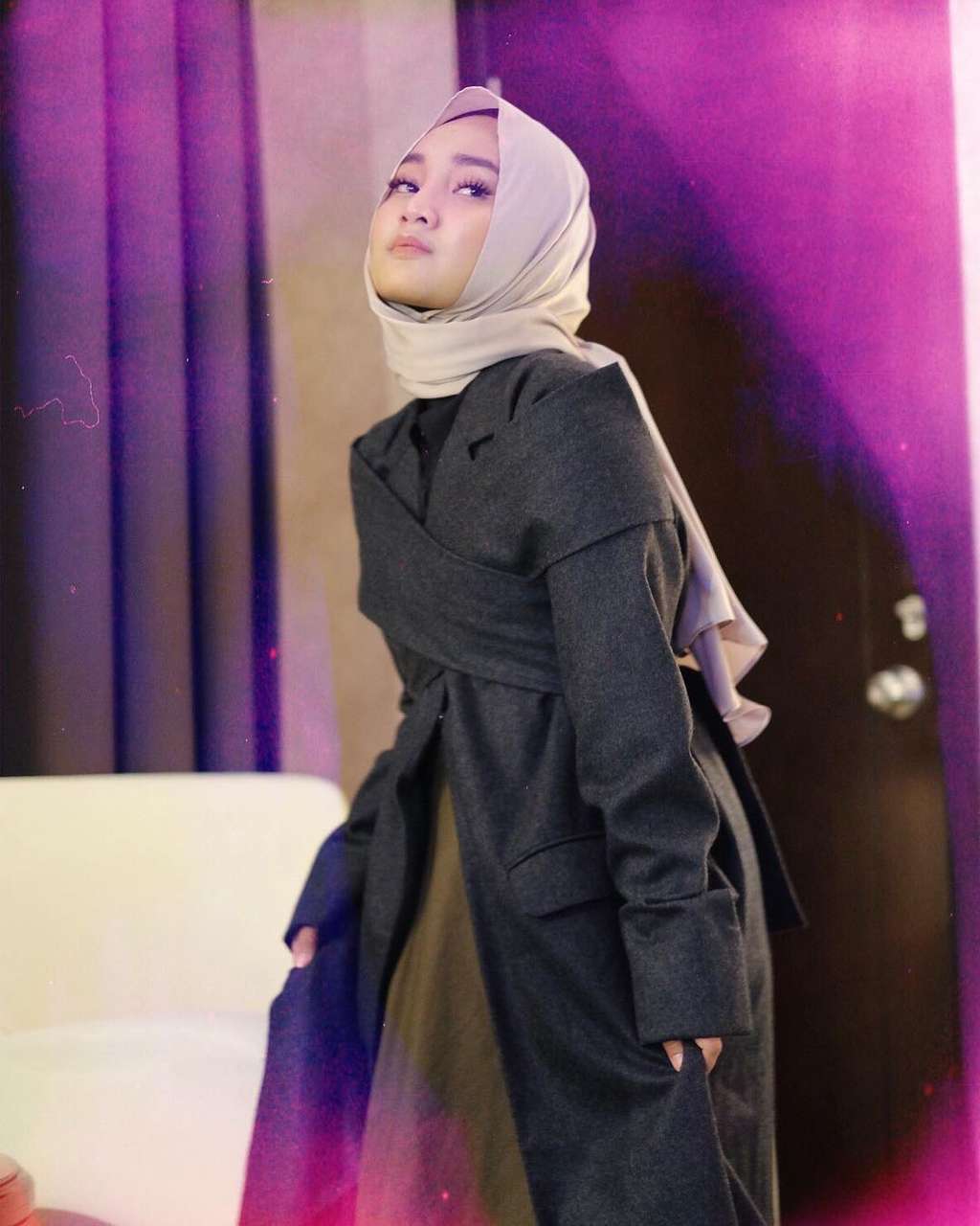 Penampilan fashionable Fatin Shidqia