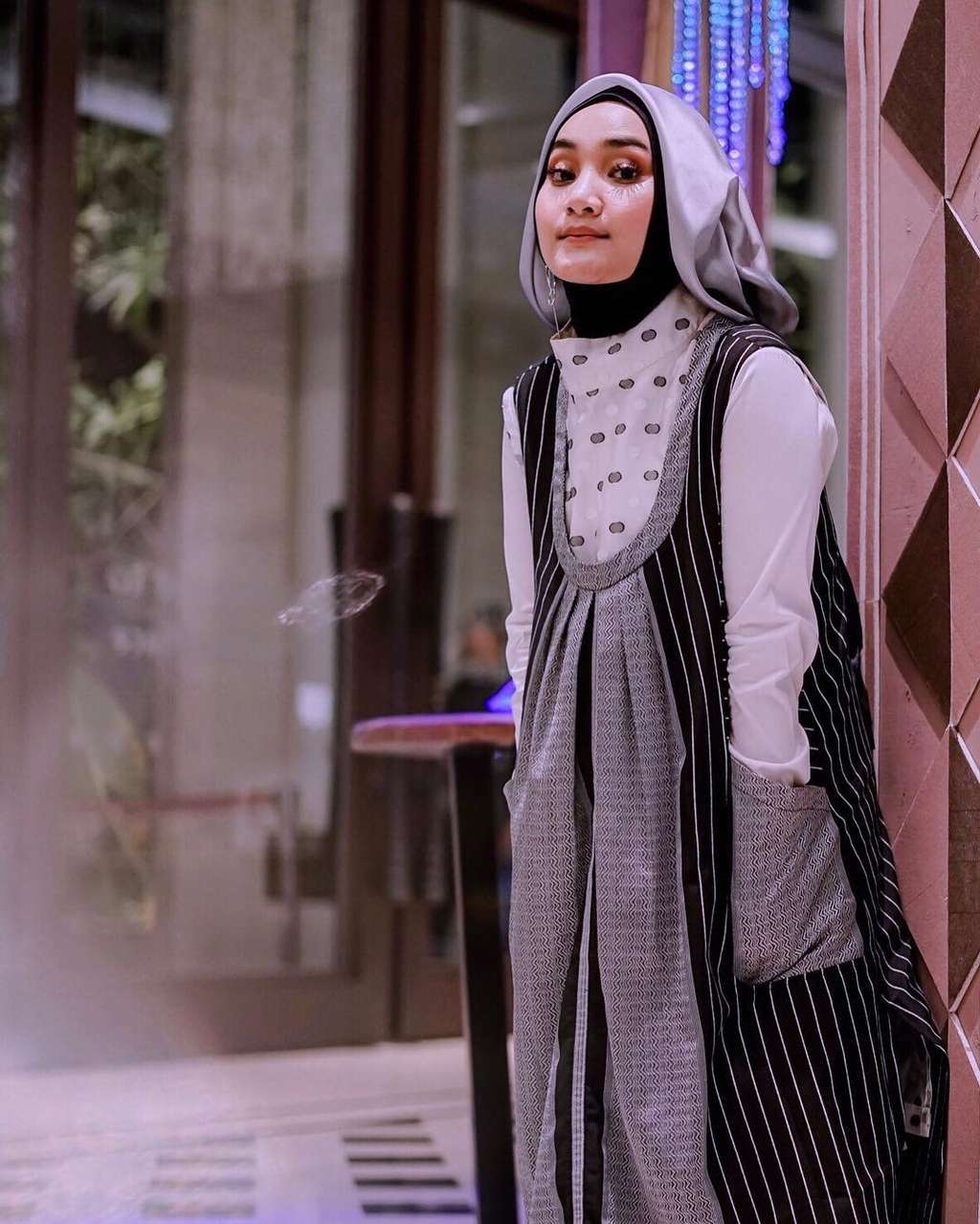Penampilan fashionable Fatin Shidqia