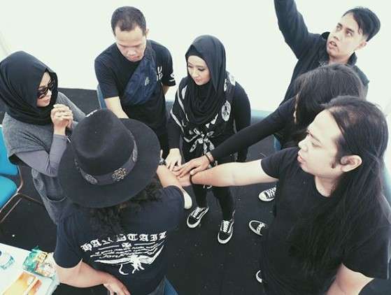 Chua Kotak tampil berhijab Chua Kotak tampil berhijab