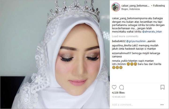 Caisar panjang foto istri