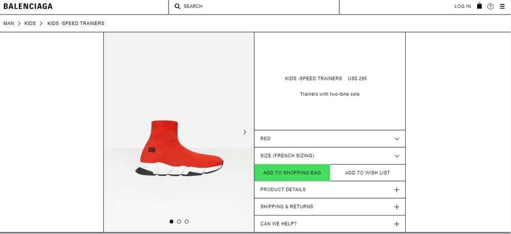sepatu balenciaga