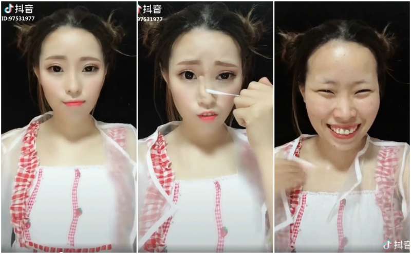 Transformasi Makeup Ekstrem Wanita Asia