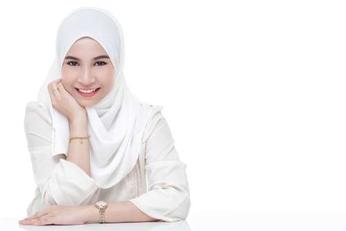 hijab warna putih hijab warna putih