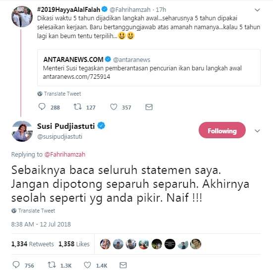 Karena ini, Susi Pudjiastuti marah kepada Fahri Hamzah. Karena ini, Susi Pudjiastuti marah kepada Fahri Hamzah.