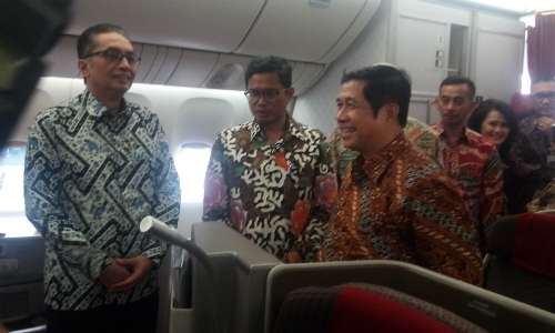 Kick off penerbangan haji Garuda Indonesia