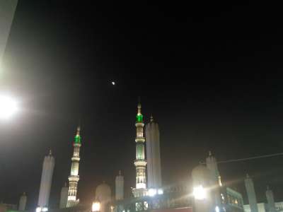 Gerhana Bulan Masjd Nabawi
