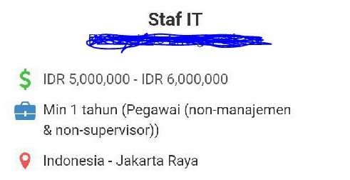 Ini gajinya.