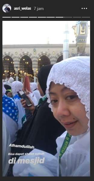 asri welas tiba di madinah