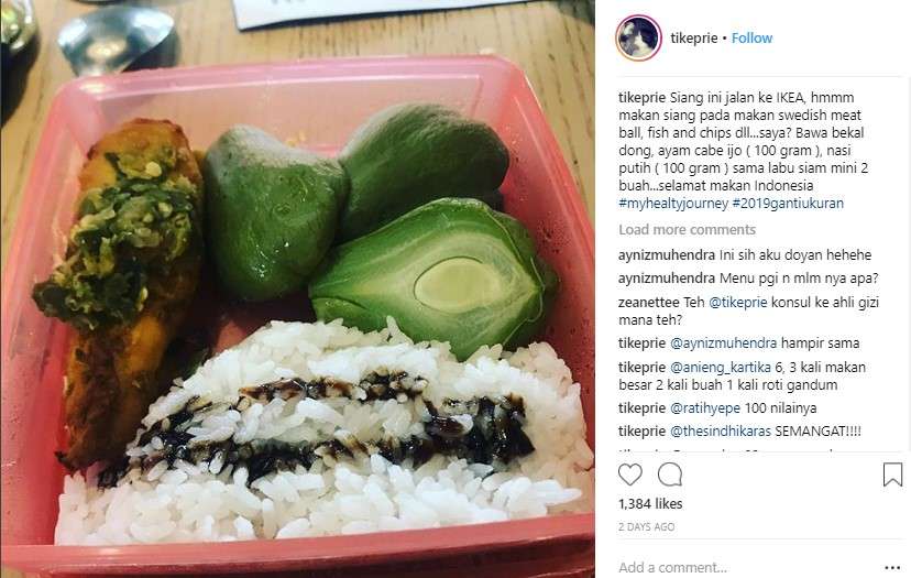 menu makan tike