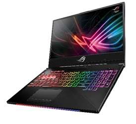 Laptop gaming ASUS dengan bezel super tipis. Laptop gaming ASUS dengan bezel super tipis.