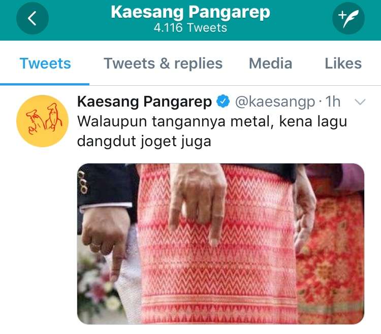 Postingan Kaesang Pangarep
