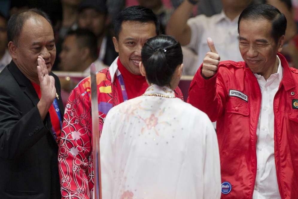 Jokowi memuji Lindswell Kwok