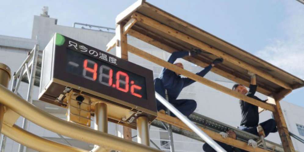 Cuaca ekstrem landa Jepang