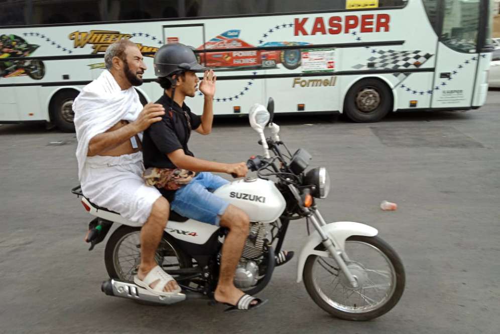 Ojek di Mekah