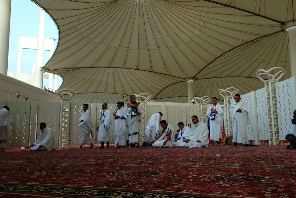 Jemaah haji persiapan pulang