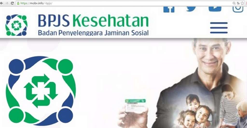 Halaman depannya.