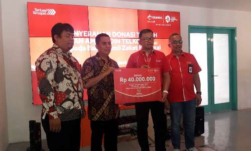 telkomsel sumbang ke baznas
