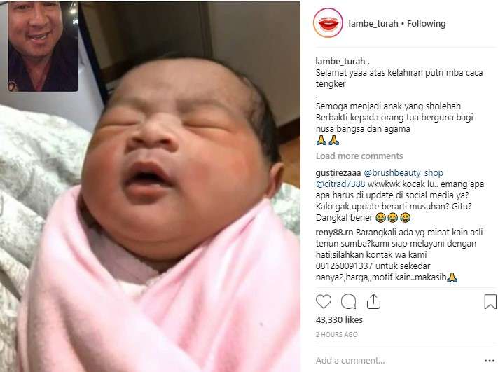 bayi caca tengker