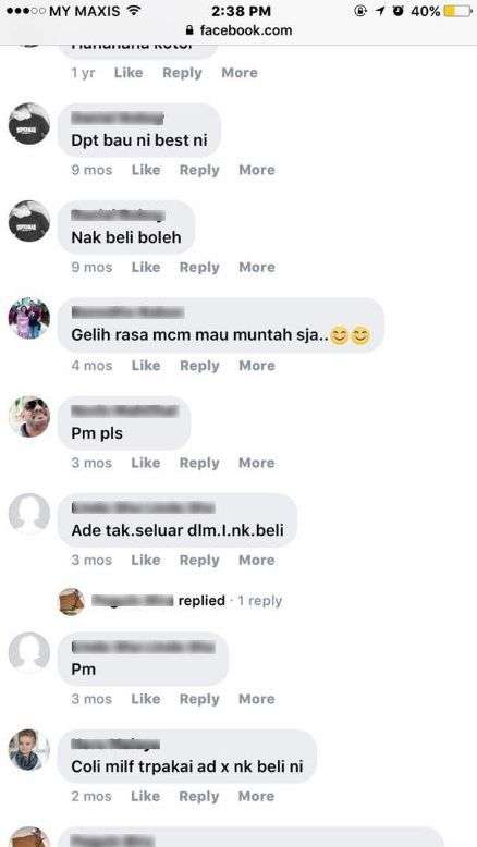 Jualan online yang menjijikkan Jualan online yang menjijikkan