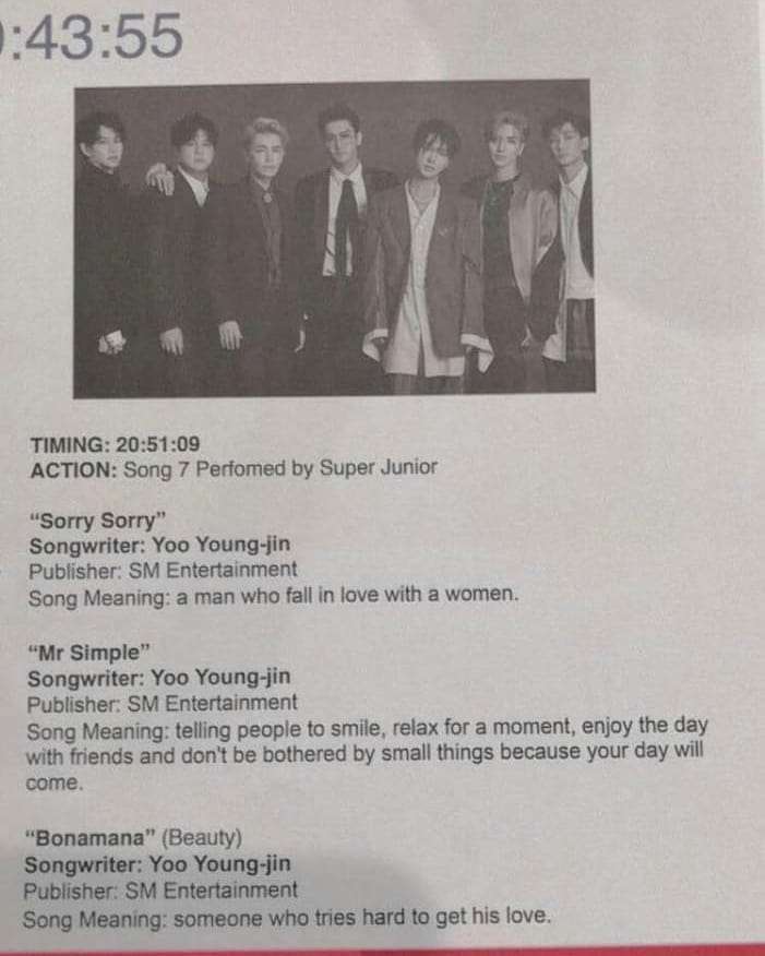 bocoran lagu super junior