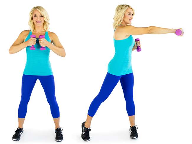 Cara mengecilkan lengan dengan weighted punch Cara mengecilkan lengan dengan weighted punch