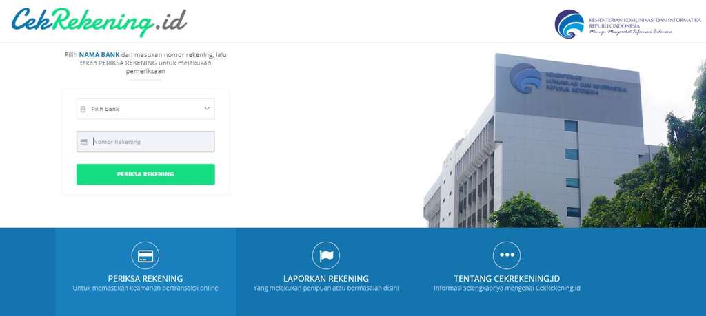 Cek Rekening Cek Rekening