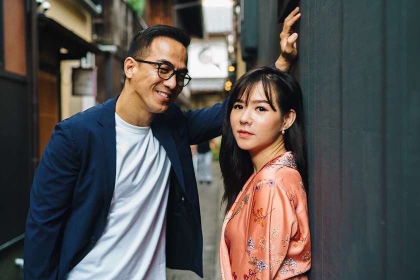 Joe taslim dan istri