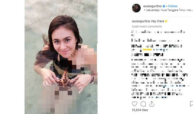 Wulan Guritno dna bintang laut