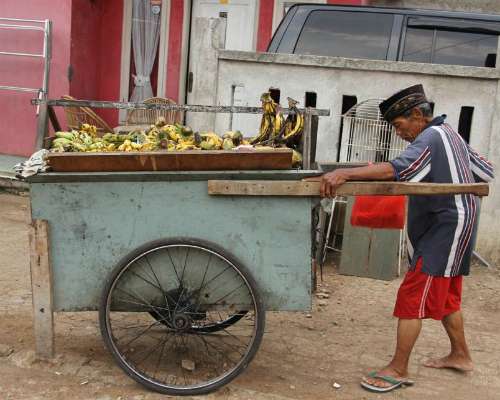 Umroh penjual pisang
