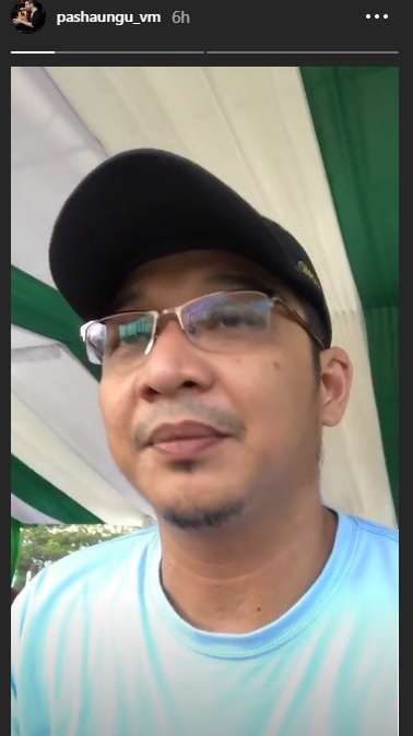 Cuplikan instastory Pasha Ungu