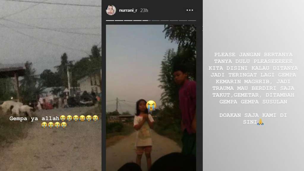 Nurrani panik usai Palu dilanda gempa