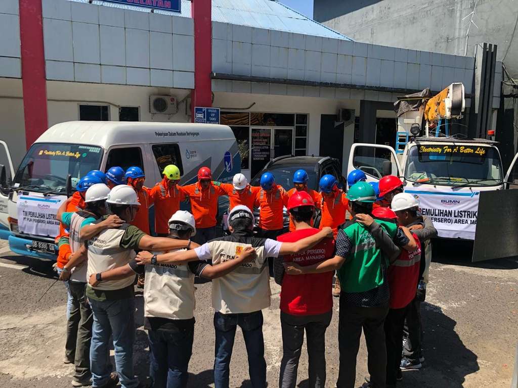 PLN menerjunkan 125 personel untuk memulihkan listrik di Palu dan Donggala.
