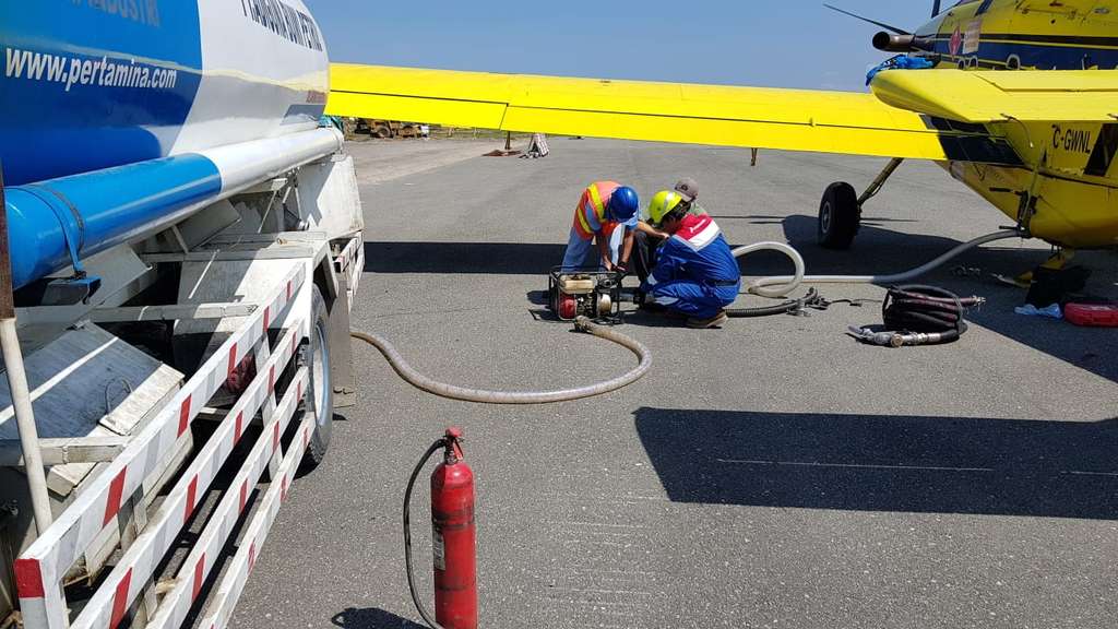 Pertamina mendistribusikan 4 ribu solar ke Palu.