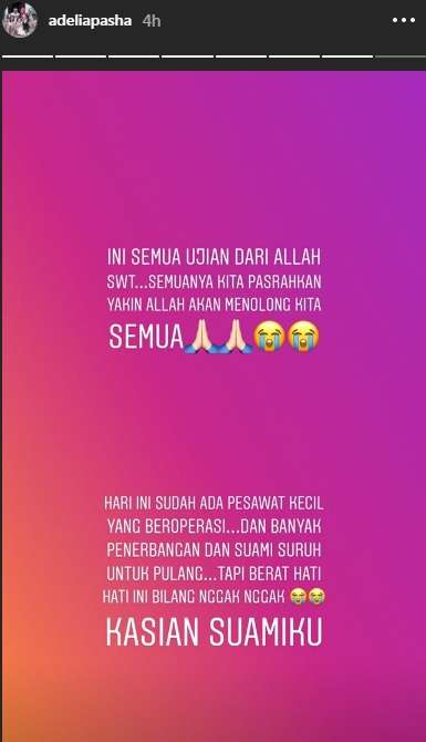 Cupilkan instastory Adelia Wilhelmina