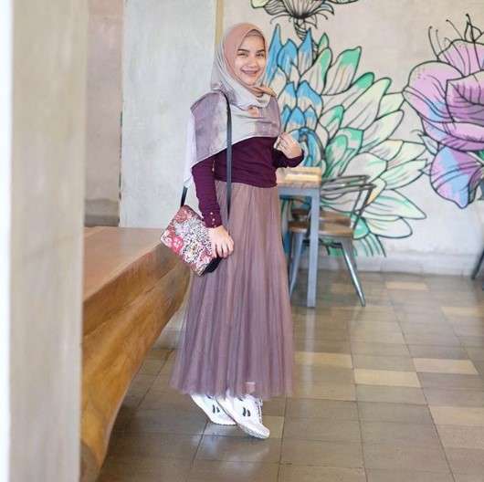 Tasya Nur Medina mengenakan Tutu Skirt