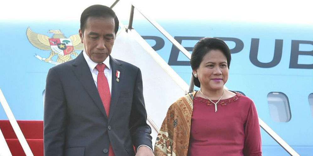 Presiden Jokowi dan Iriana