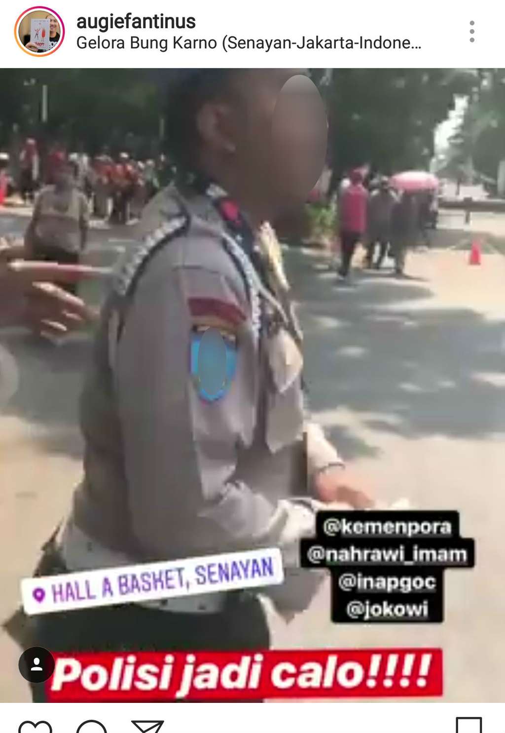 Unggahan Augie Fantinus