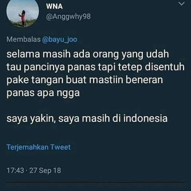 Masih di Indonesia Masih di Indonesia