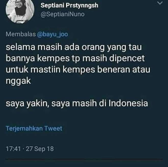 Masih di Indonesia Masih di Indonesia