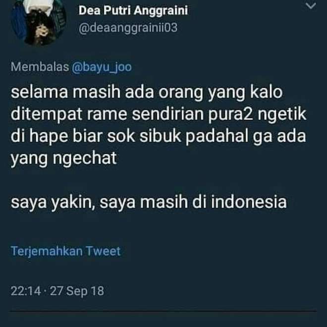 Masih di Indonesia Masih di Indonesia