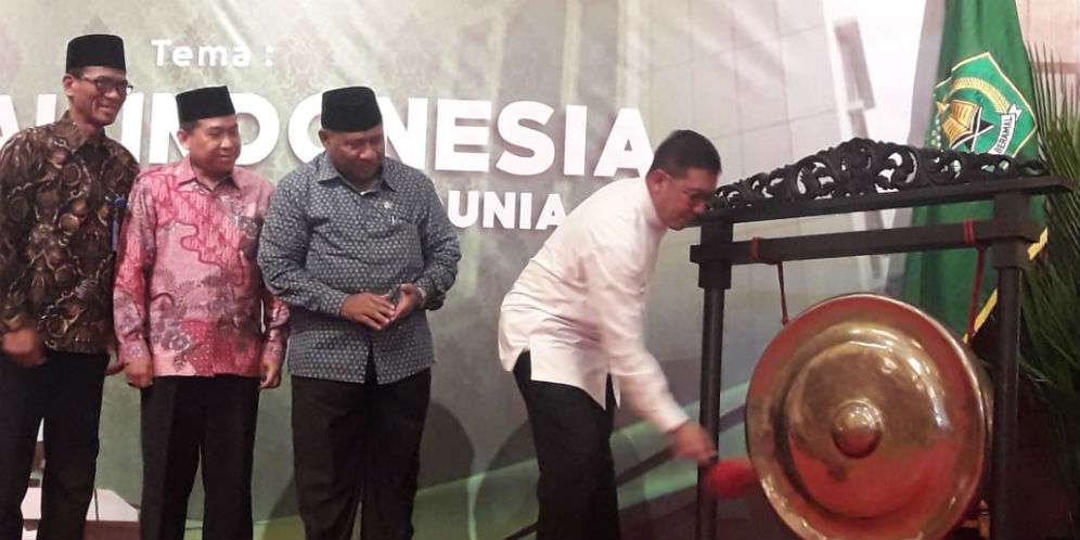 Menag Lukman Hakim Saifuddin membuka Rakernas BPJPH