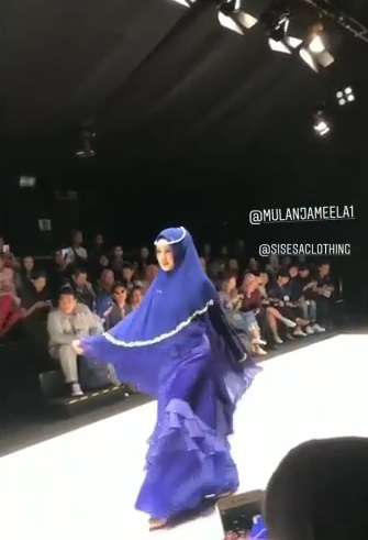 Cuplikan instastory Mulan Jameela