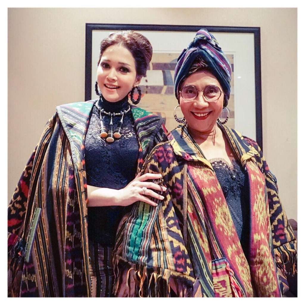 Maia Estianti dan Mentri Susi Pudjiastuti