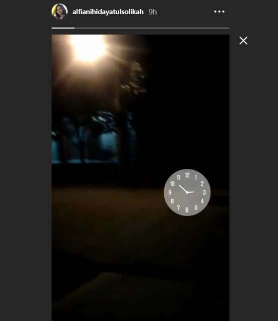 Cupilkan instastory Alfiani Hidayatul Solikah