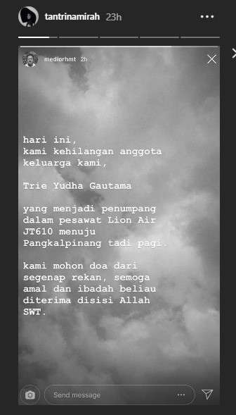 unggahan istri haykal kamil