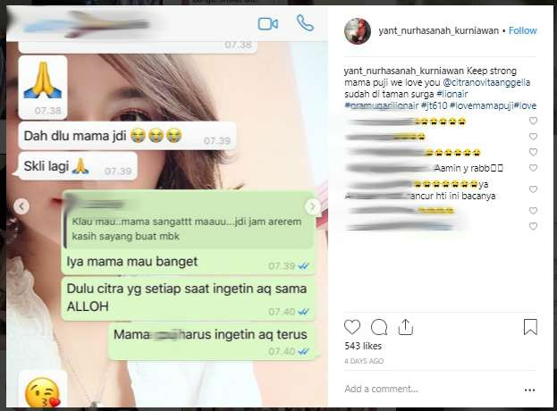 WA ibu pramugari lion air