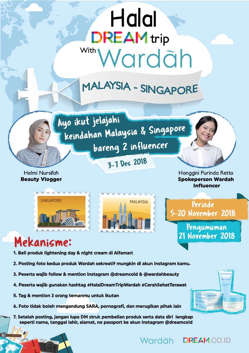 Halal #DreamTrip with Wardah