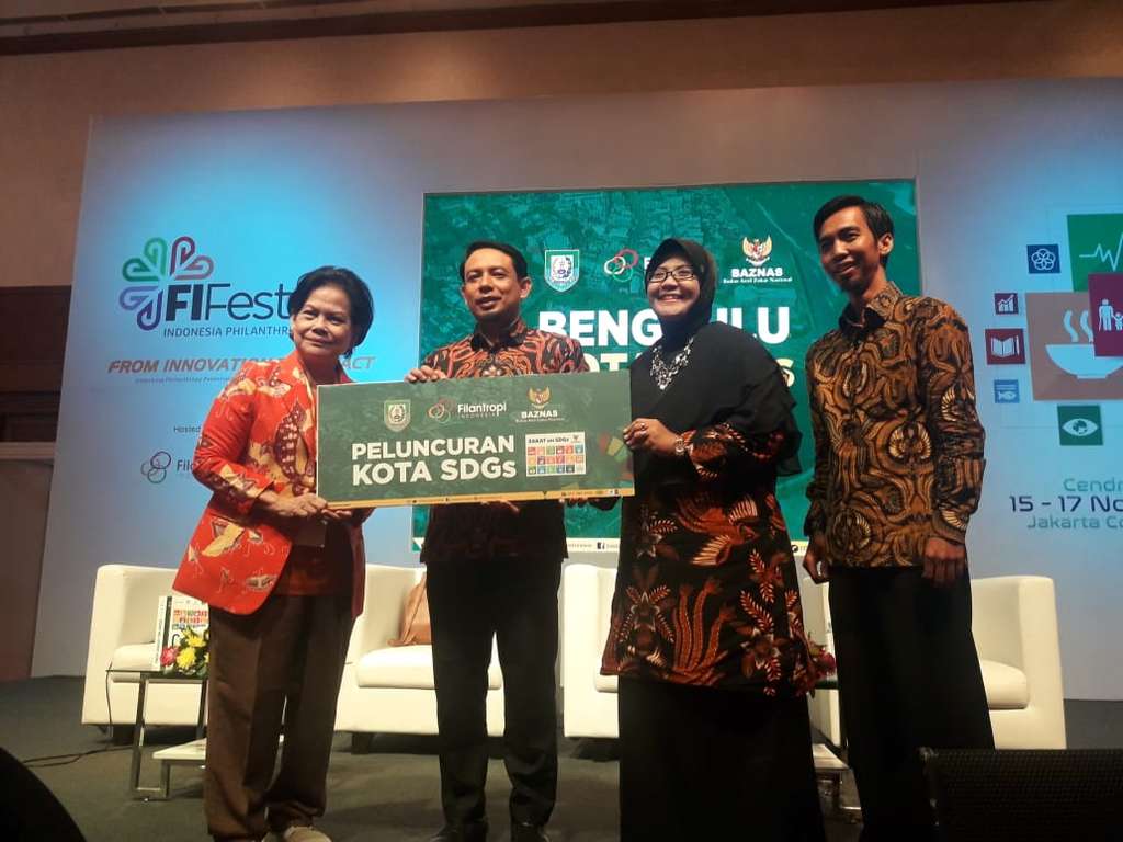 Penyerahan Kota SDG's oleh Filantropi