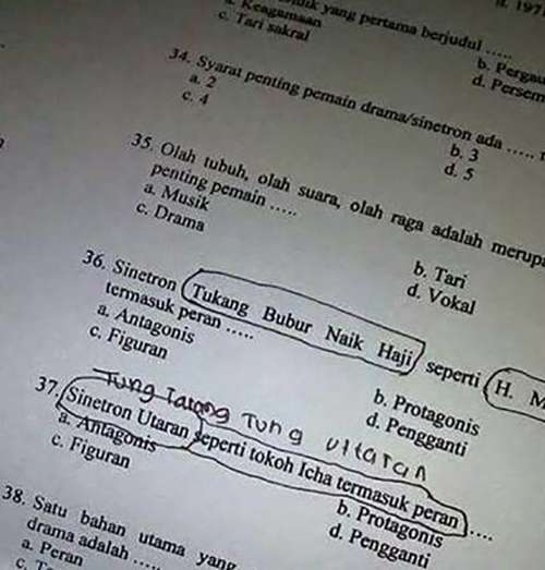 Soal Unik